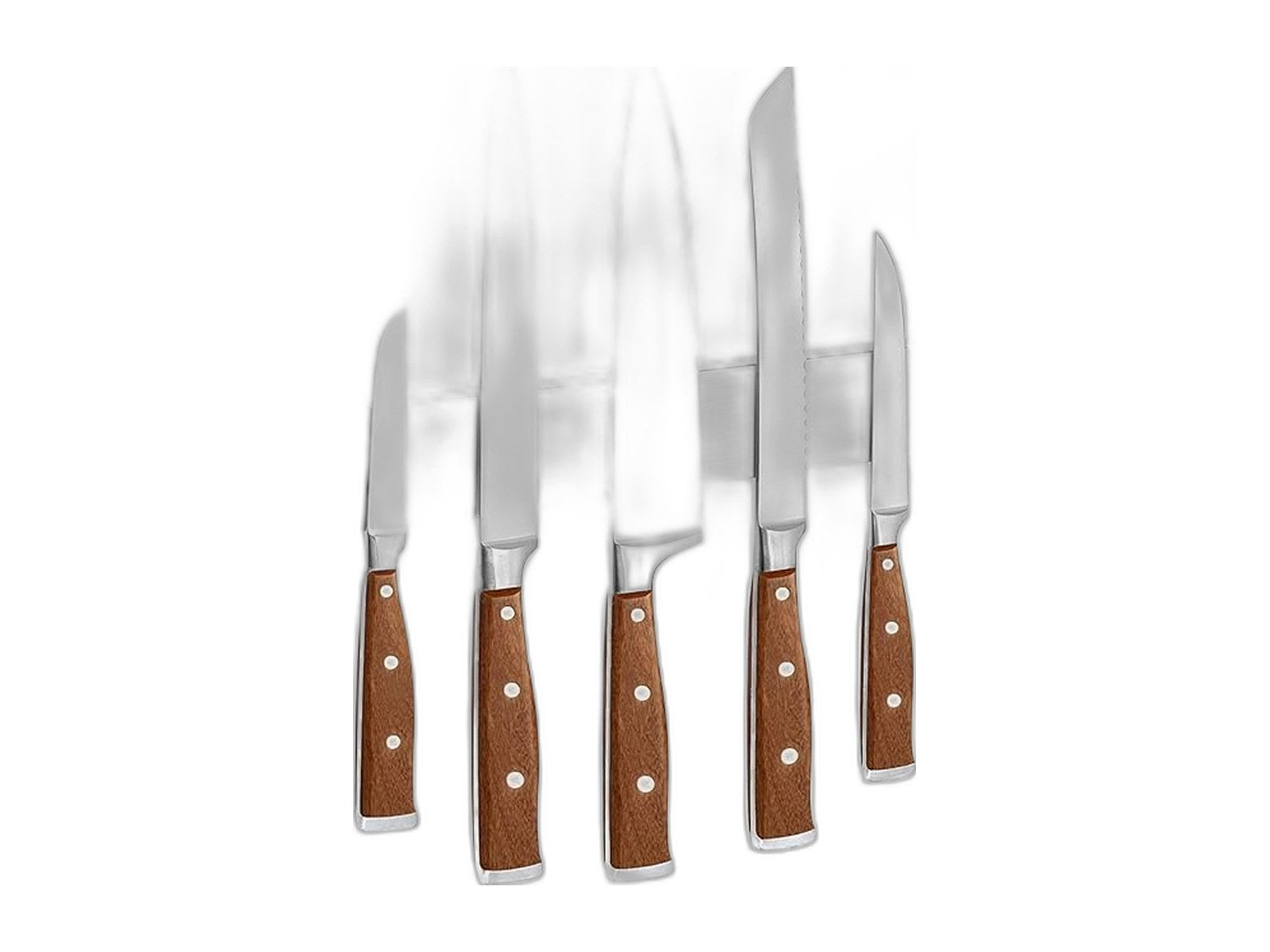 knife magnetic strip holder for wall mount on white background