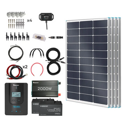 Renogy 400W 12V complete solar kit with batteries