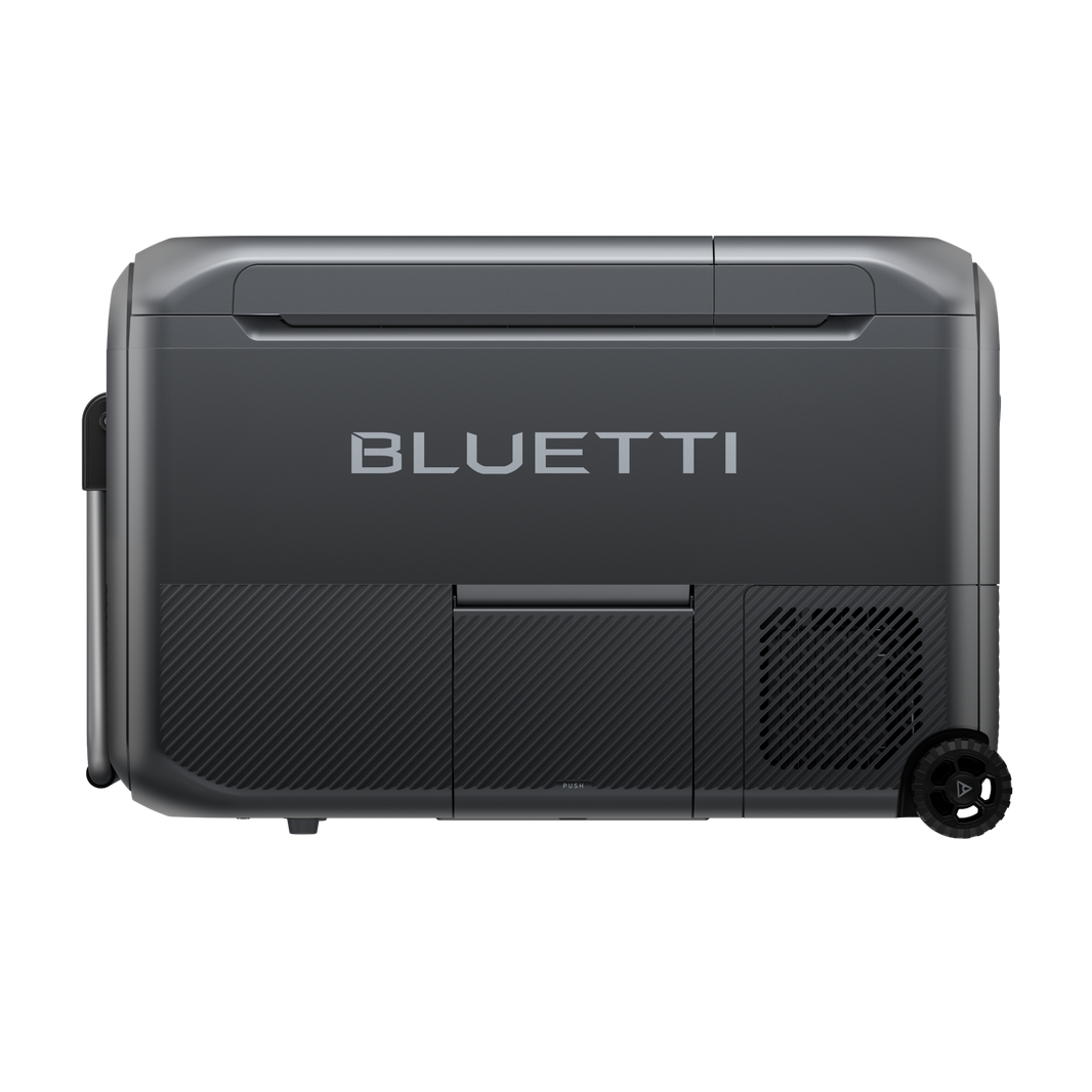 BLUETTI MultiCooler portable fridge freezer with lid open