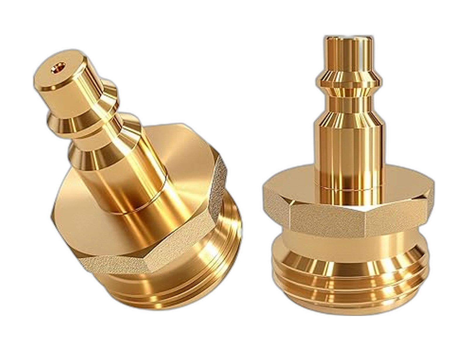 lead free rv blowout plug for winterization on white background