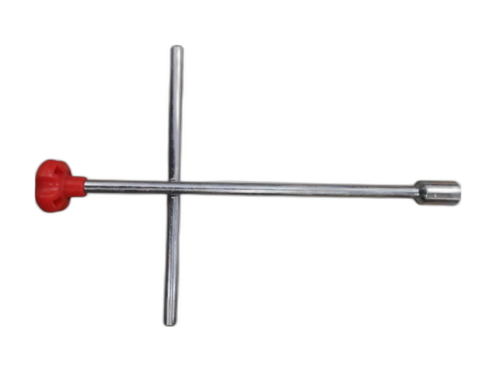 leveling jack wrench on white background