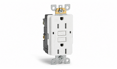 15 Amp Tamper-Resistant GFCI Duplex Receptacle, White – RV Parts Giant