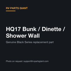 HQ17 Bunk / Dinette / Shower Wall - genuine Black Series replacement part, photo on request