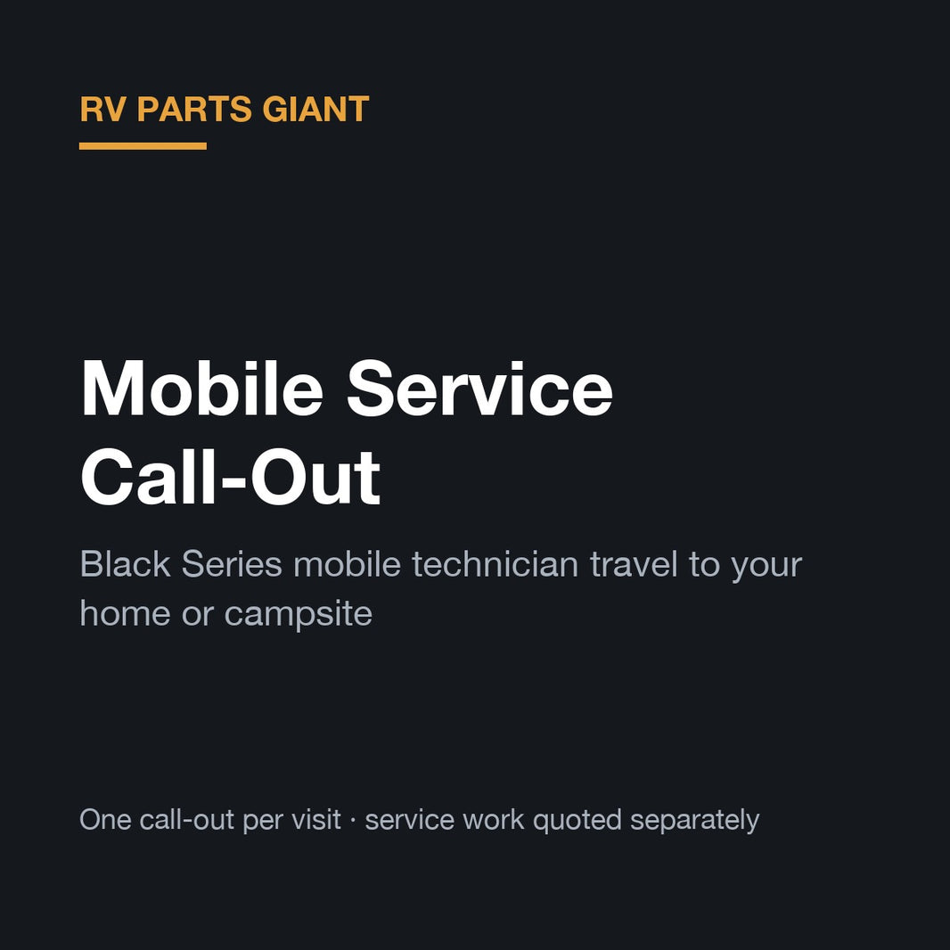 Mobile Service Call-Out - Black Series mobile technician travel to your home or campsite
