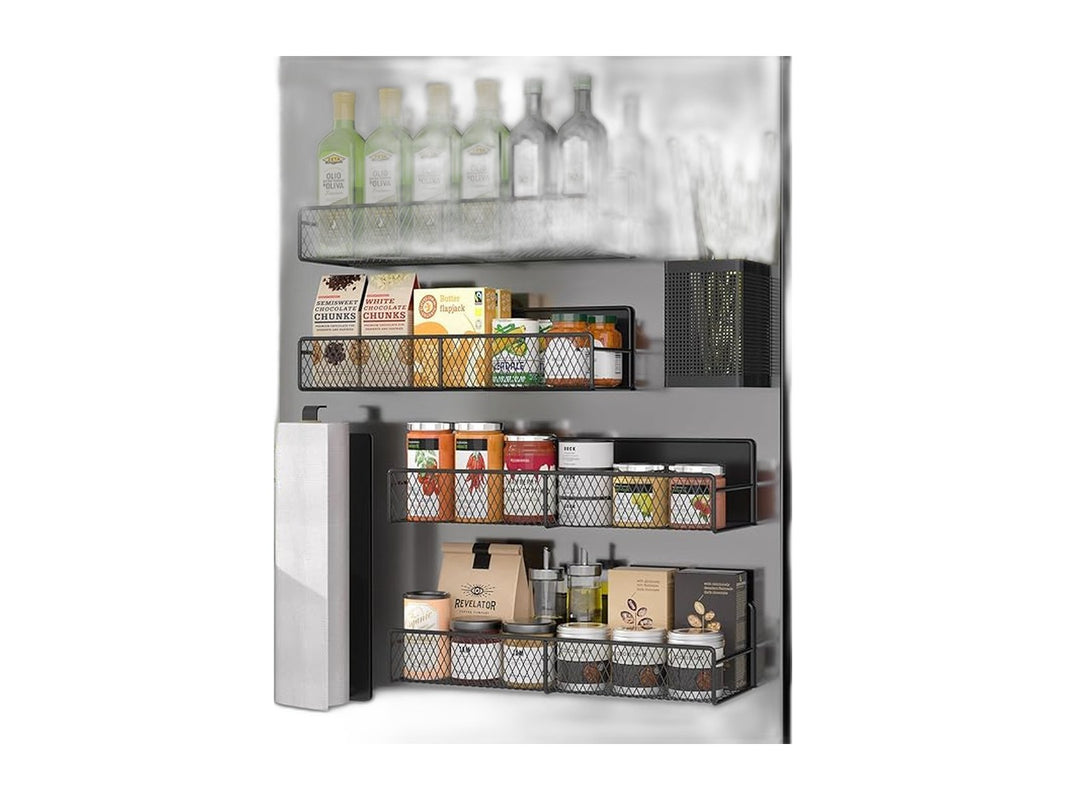 Magnetic Fridge Spice Rack 6-Pack with Paper Towel Holder – RV Parts Giant