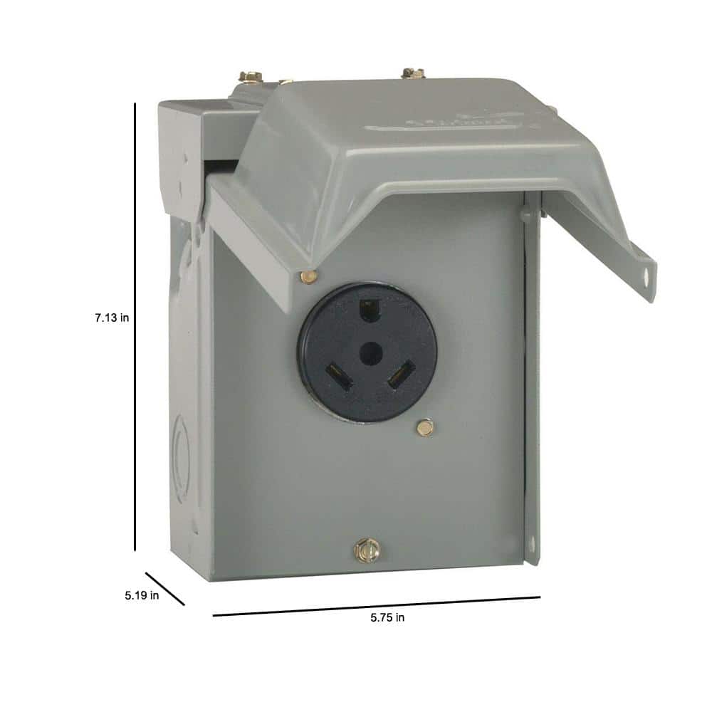 Midwest Electric 30 amp temporary RV power outlet