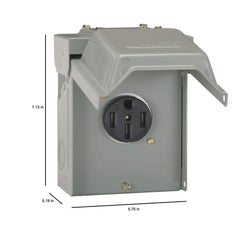 Midwest Electric 50 amp temporary RV power outlet