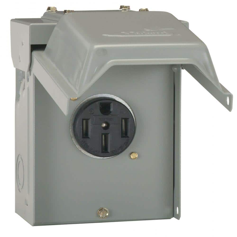 Midwest Electric 50 amp temporary RV power outlet