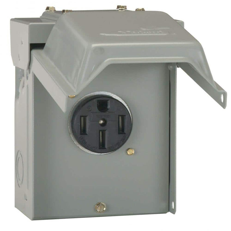 Midwest Electric 50 amp temporary RV power outlet