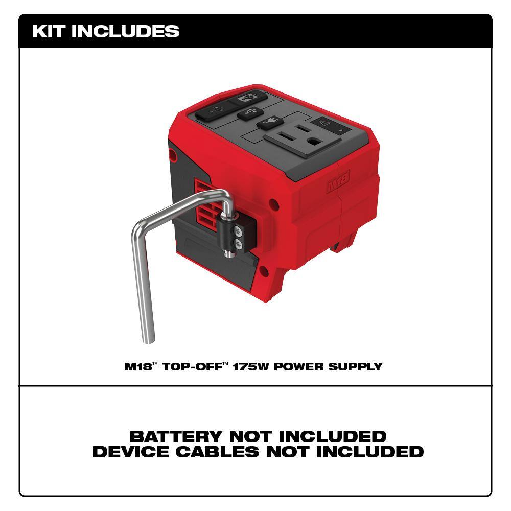 Milwaukee compact power inverter detail