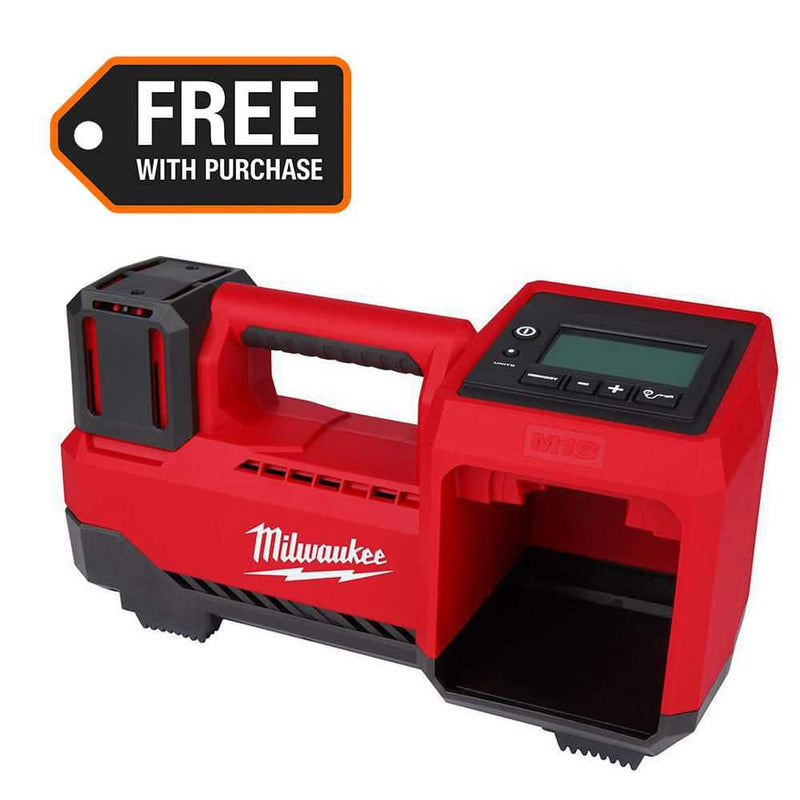 Milwaukee M18 portable tire inflator