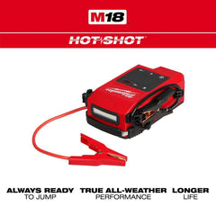 Milwaukee HOTSHOT jump starter detail