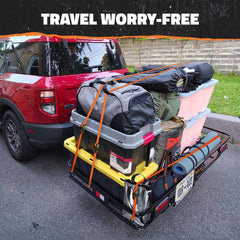 Mockins XL hitch cargo carrier with lights