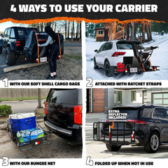 Mockins hitch cargo carrier 60 x 24