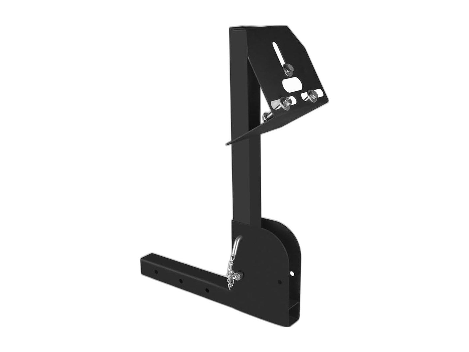 multi functional foldable trailer hitch spare tire on white background