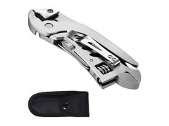 7-in-1 folding multitool wrench stainless