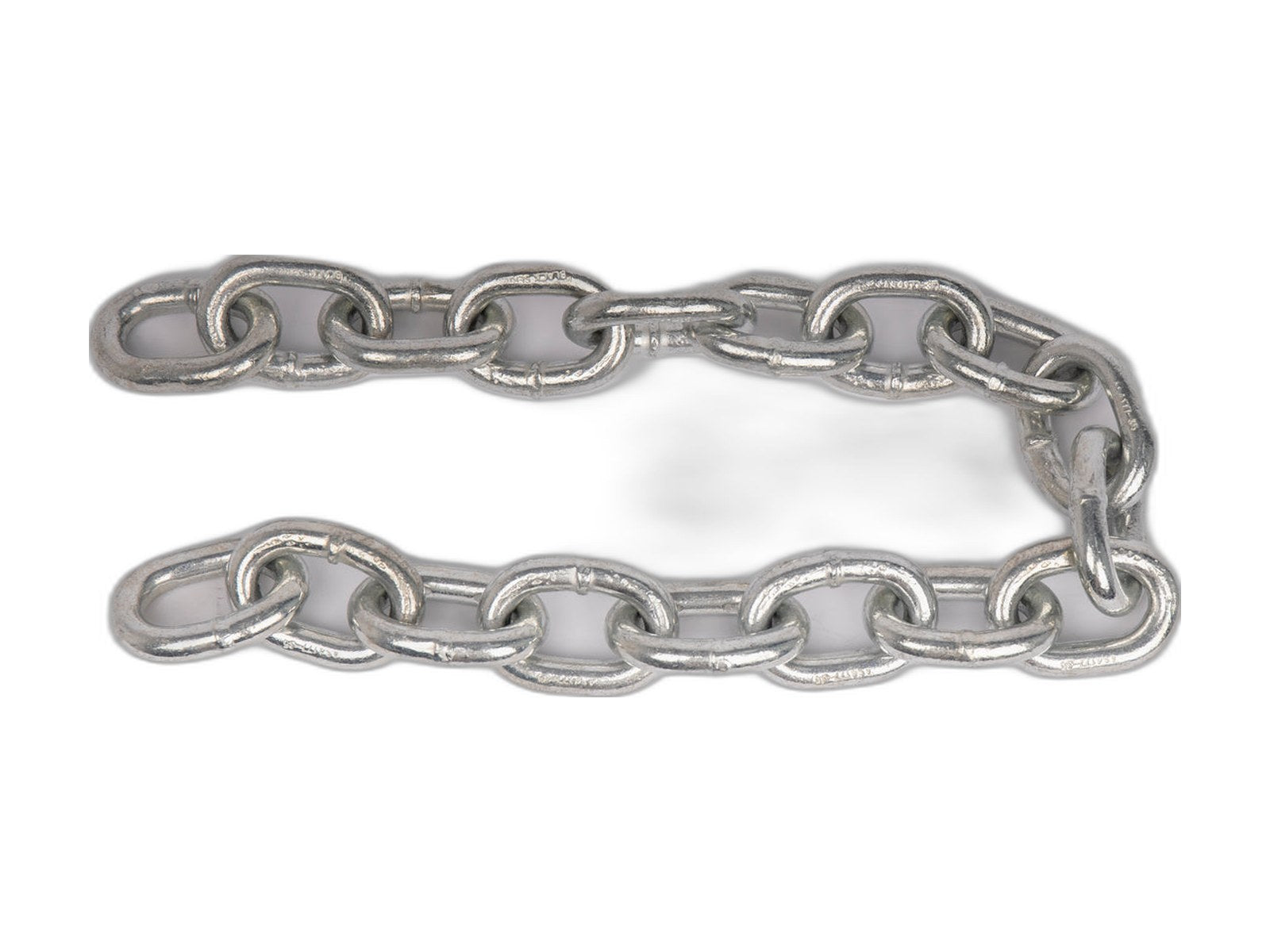 off road safety chains on white background
