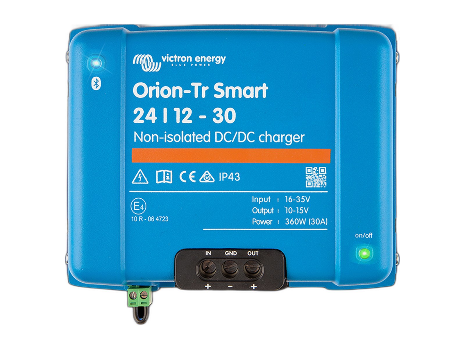 orion tr smart non isolated dc dc charger on white background
