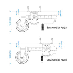 ARK XO500 Black Edition Trailer Jack