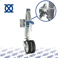 ARK XO750T silver tube mount off-road trailer jack - view 2