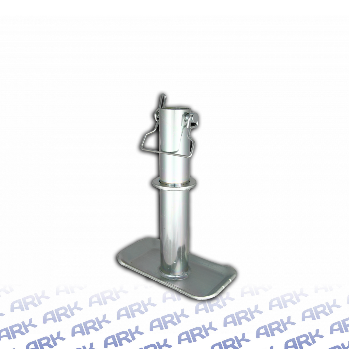 ARK XO750 trailer jack foot stand with securing pin