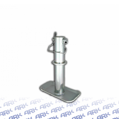 ARK XO750 trailer jack foot stand with securing pin