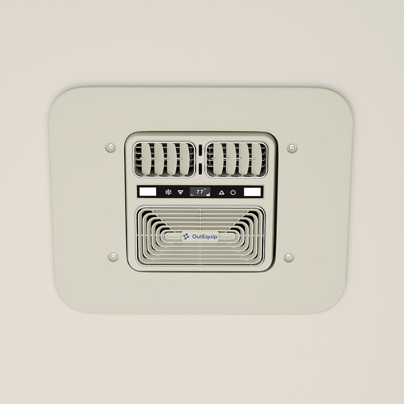 OutEquipPro Glacier Pro 110V rooftop RV air conditioner, white - view 6