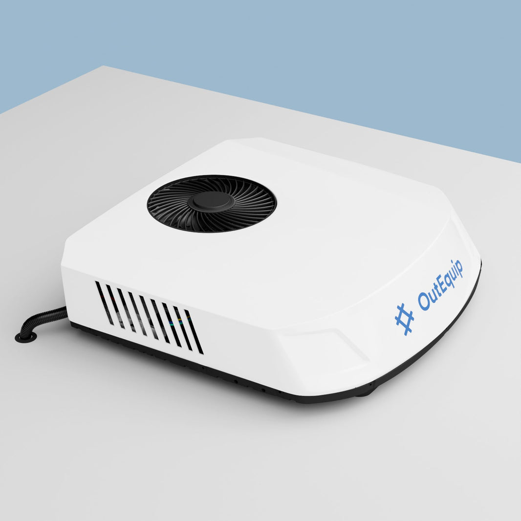 OutEquipPro Glacier Pro 110V rooftop RV air conditioner, white - view 2