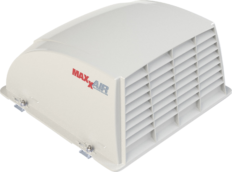 MaxxAir I+ RV Roof Vent Cover for Non-Powered Vents, 14" x 14", Translucent White - view 2
