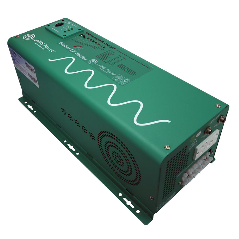 AIMS Power 2500W Pure Sine Inverter Charger 12V with Transfer Switch - view 4