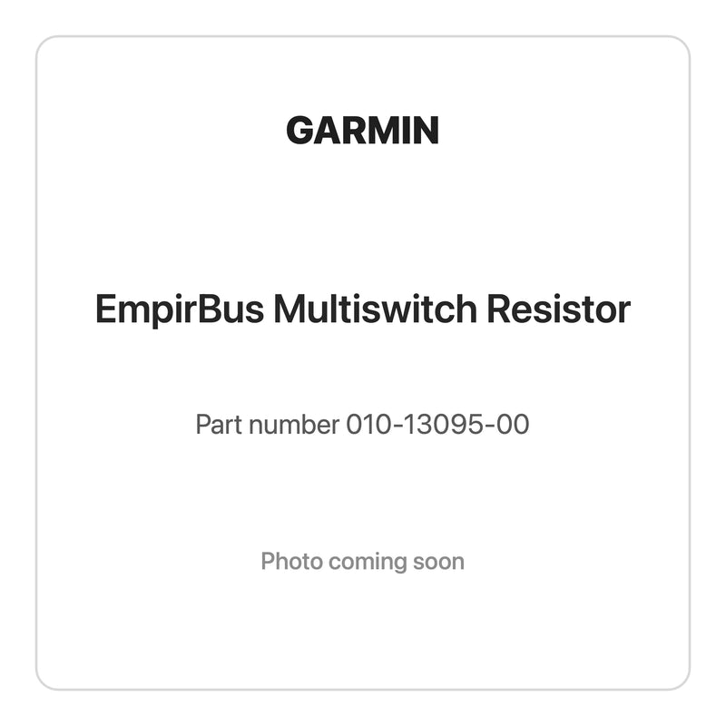 garmin empirbus multiswitch resistor accessory - photo coming soon