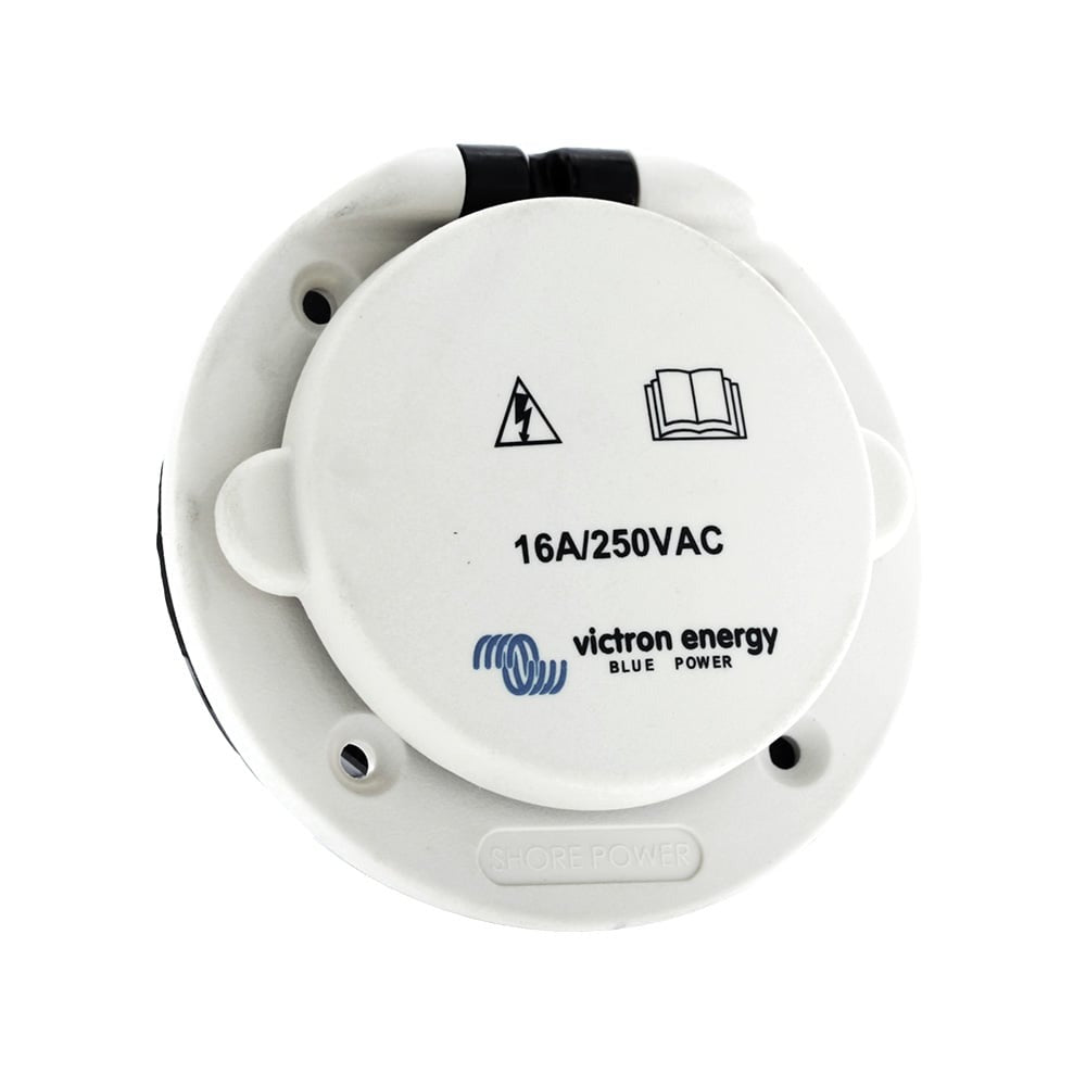 Victron Power Inlet Polyamid with cover 16A/250Vac (2p/3w)