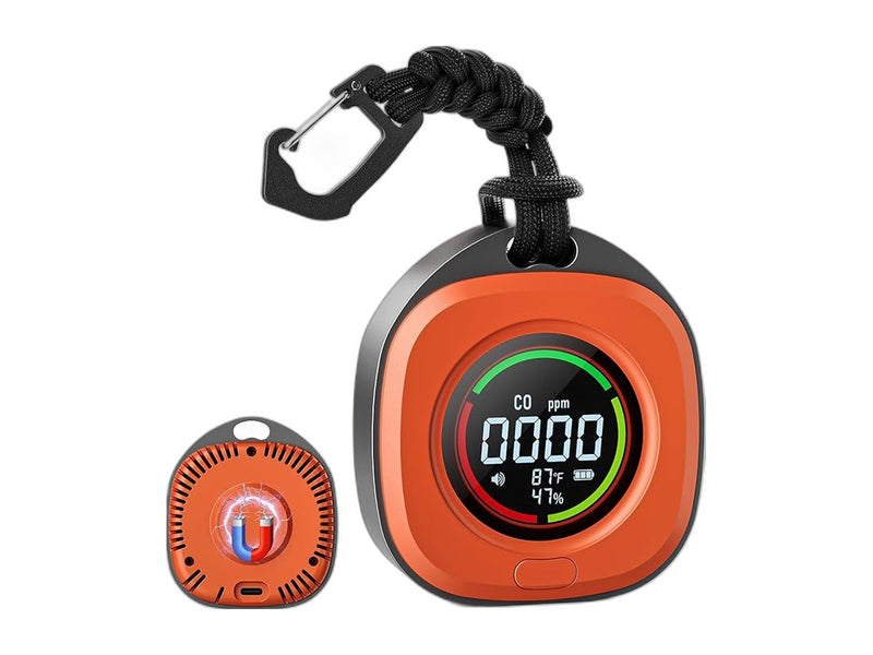 3 in 1 portable CO humidity temperature detector