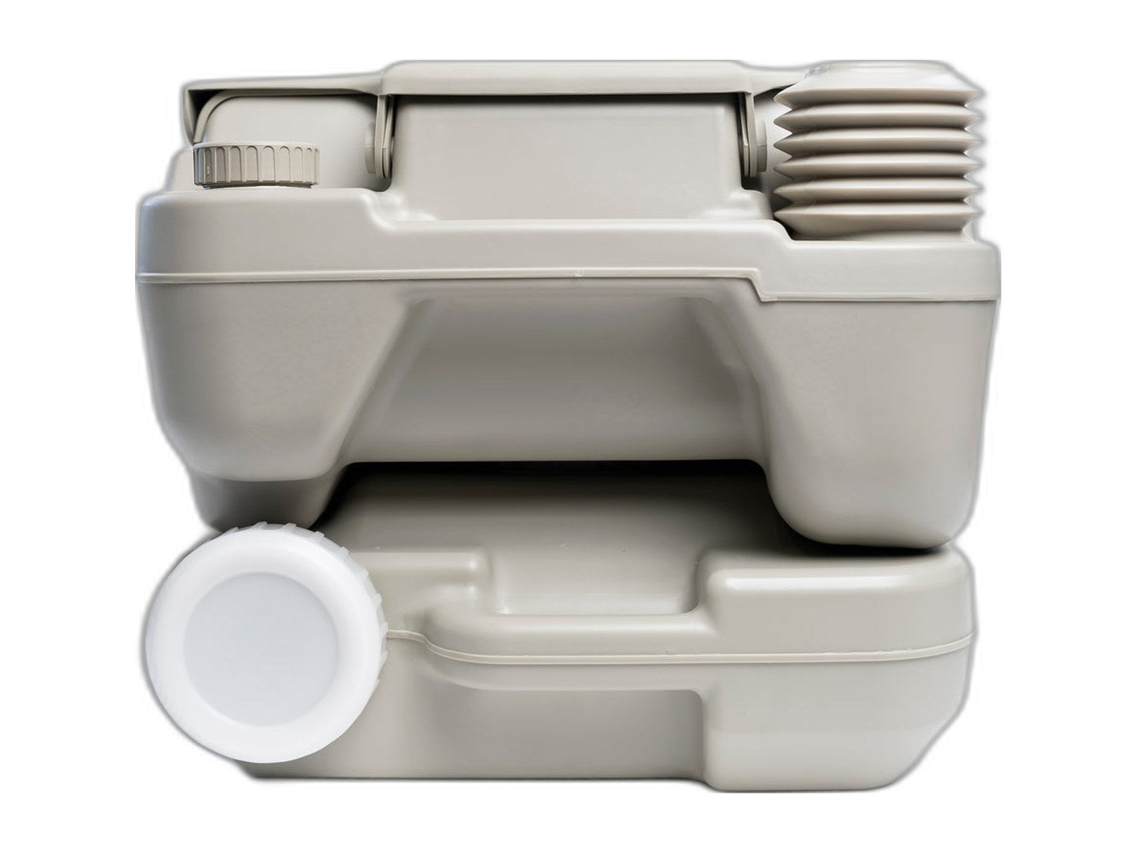 portable toilet on white background