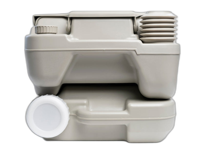 Portable RV cassette toilet removable waste tank