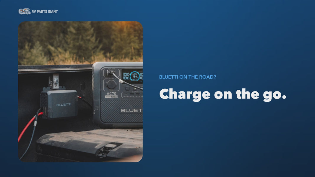 BLUETTI Charger 1 Alternator Charger 560W product video by RV Parts Giant