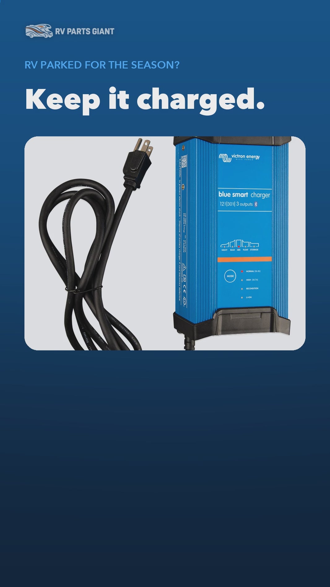 Victron Blue Smart IP22 Charger product video by RV Parts Giant