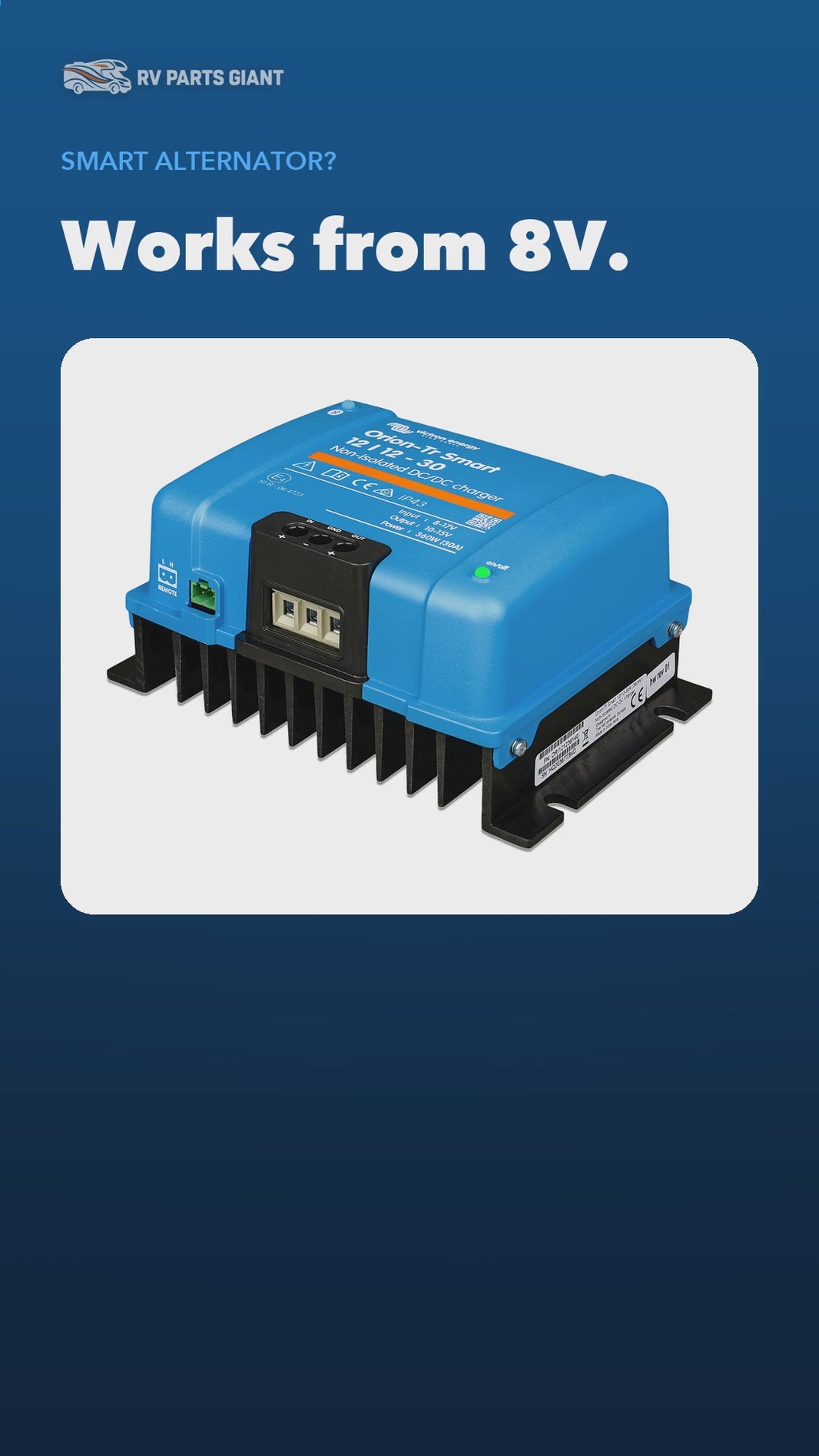 Victron Orion-Tr Smart Non-Isolated product video by RV Parts Giant