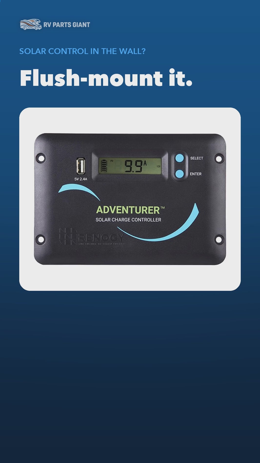Renogy Adventurer Li 30A product video by RV Parts Giant