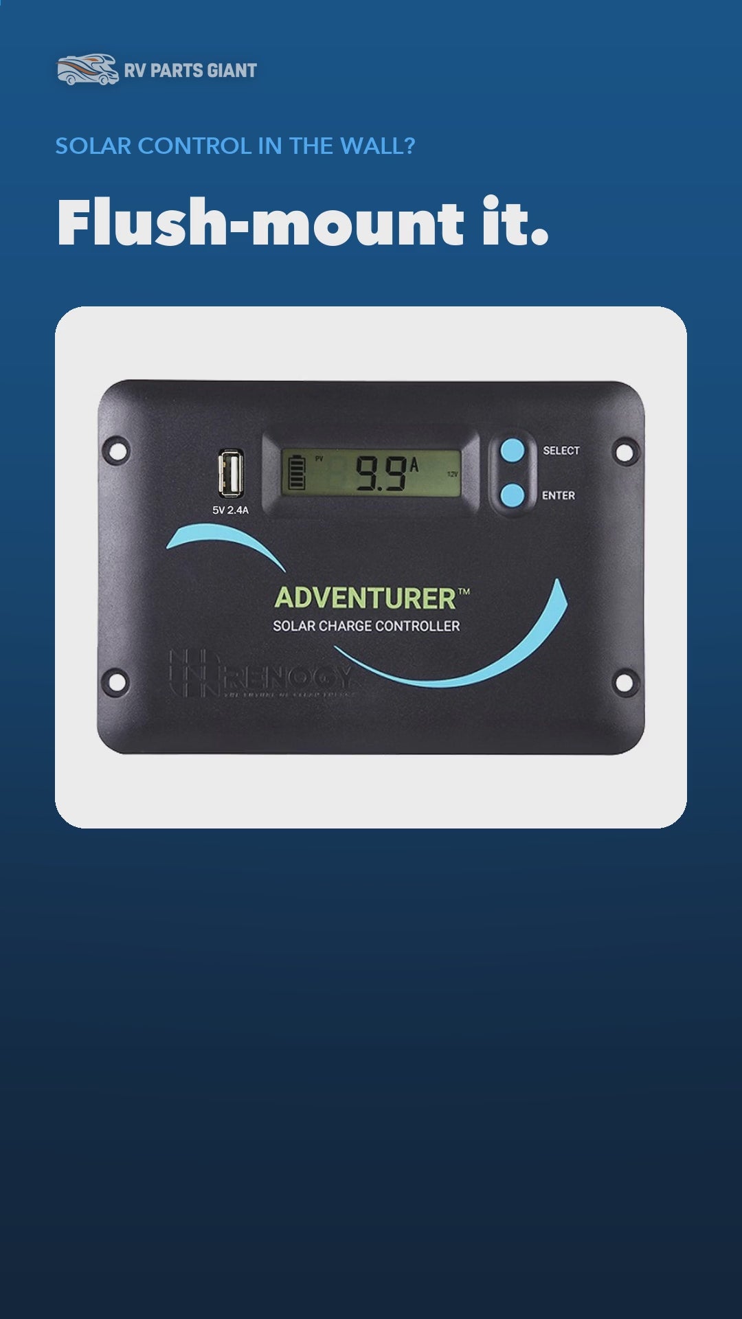 Renogy Adventurer Li 30A product video by RV Parts Giant