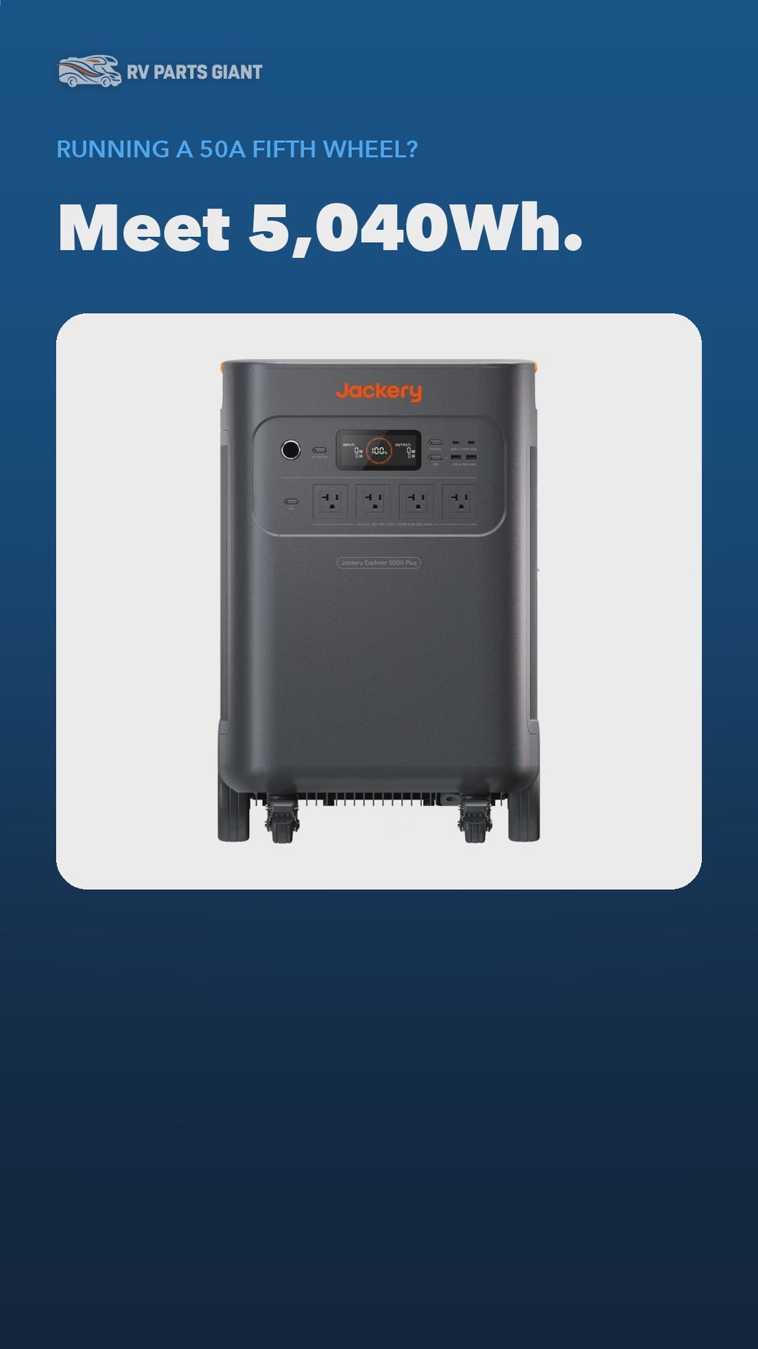 Jackery Explorer 5000 Plus product video by RV Parts Giant