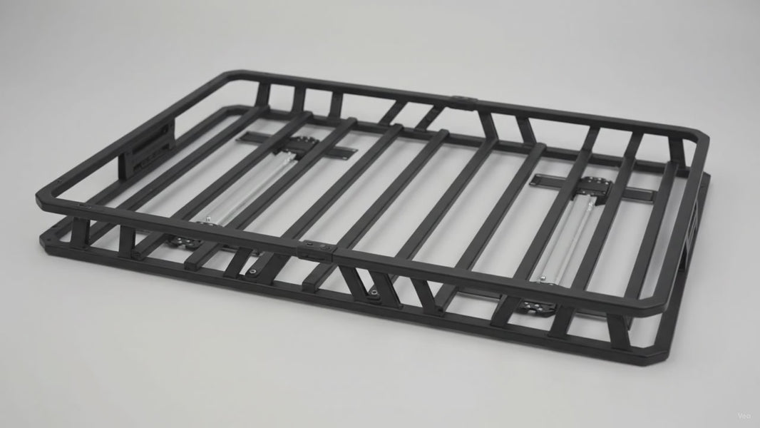 Roof Rack Cargo Basket 60"x36" 250lb Carbon Steel – product video
