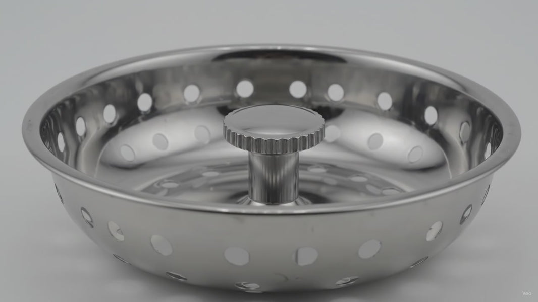 Black Series 3.25" Kitchen Sink Cover and Drain Strainer for HQ19 – product video