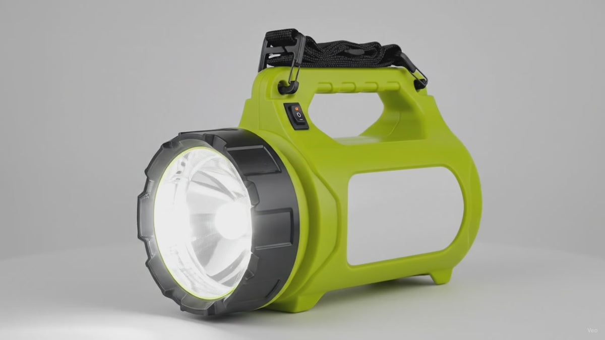 Rechargeable LED Lantern 1000LM IPX4 with Power Bank – product video