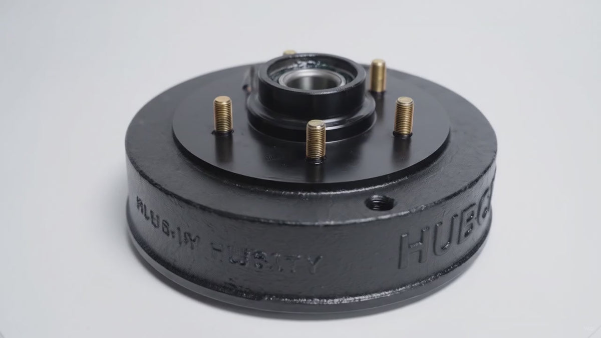 Brake Drum Hub (Come Fully Greased with Two bearings) – product video