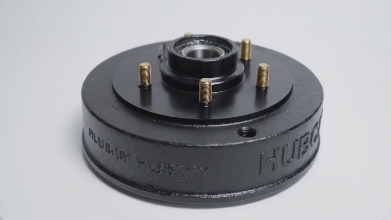 Brake Drum Hub (Come Fully Greased with Two bearings) – product video