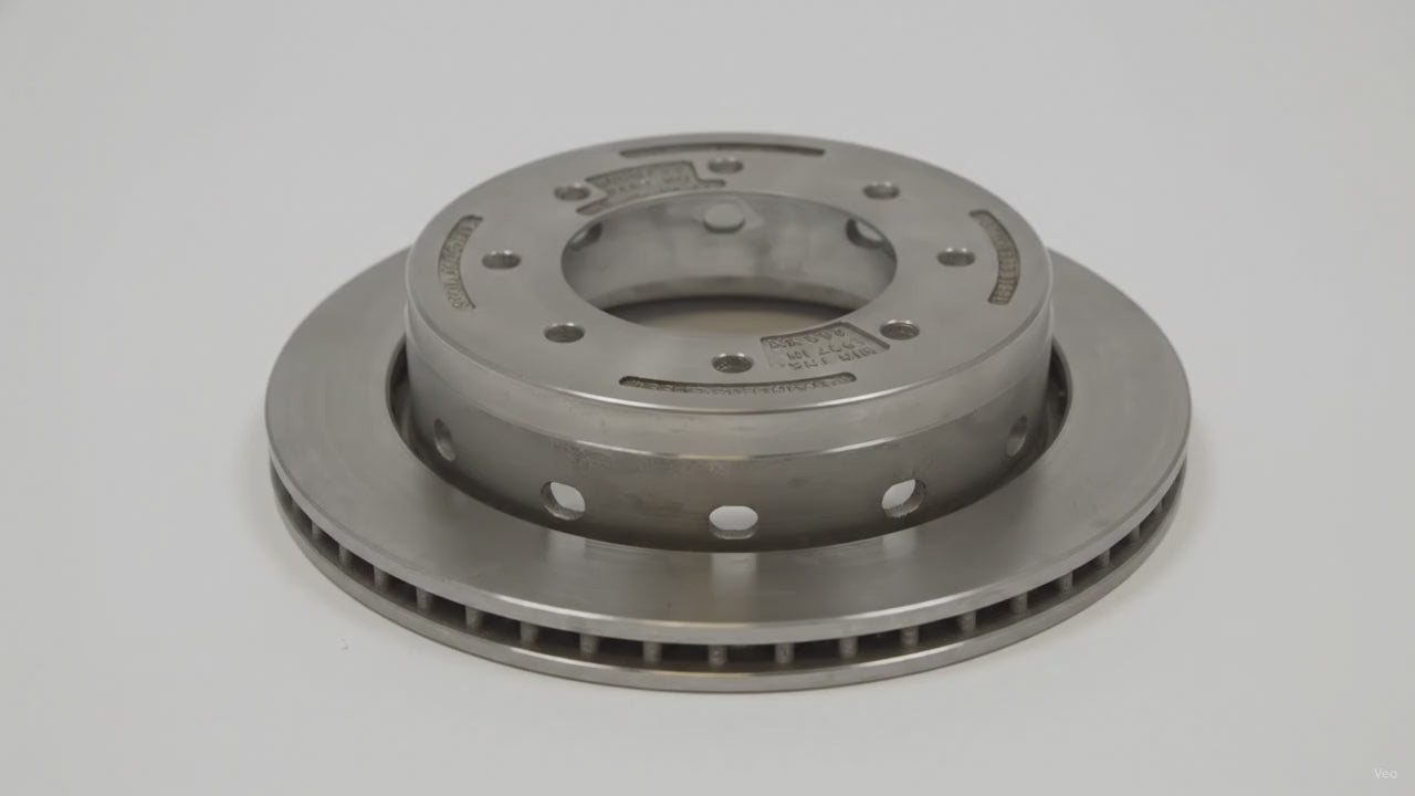 DeeMaxx 13.1" Slip Over Rotor, 7K, 8 Lug on 6.5", Stainless Steel (RTR-131-7K-SS) – product video