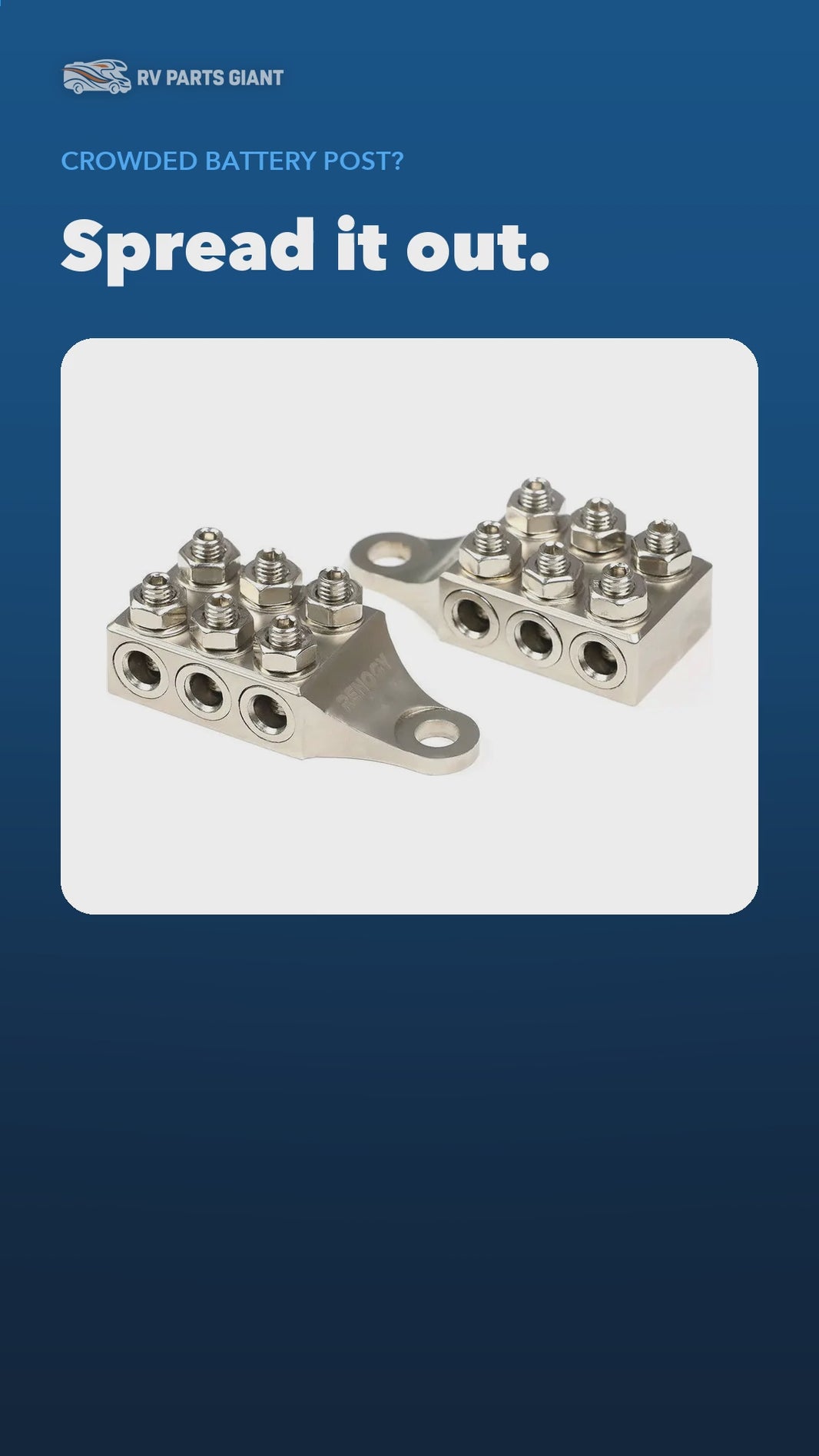 Renogy 12-Way Battery Terminal Distribution Block Pair product video by RV Parts Giant