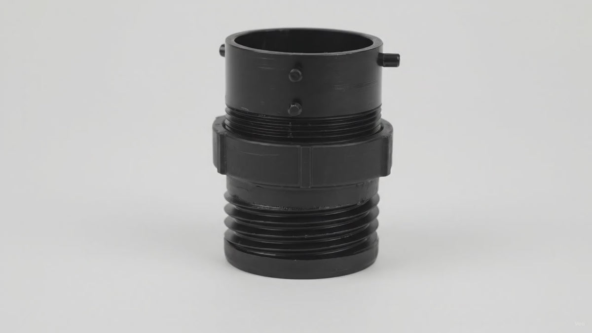 Lippert Waste Master RV Sewer Hose Male Bayonet Fitting Converter – product video