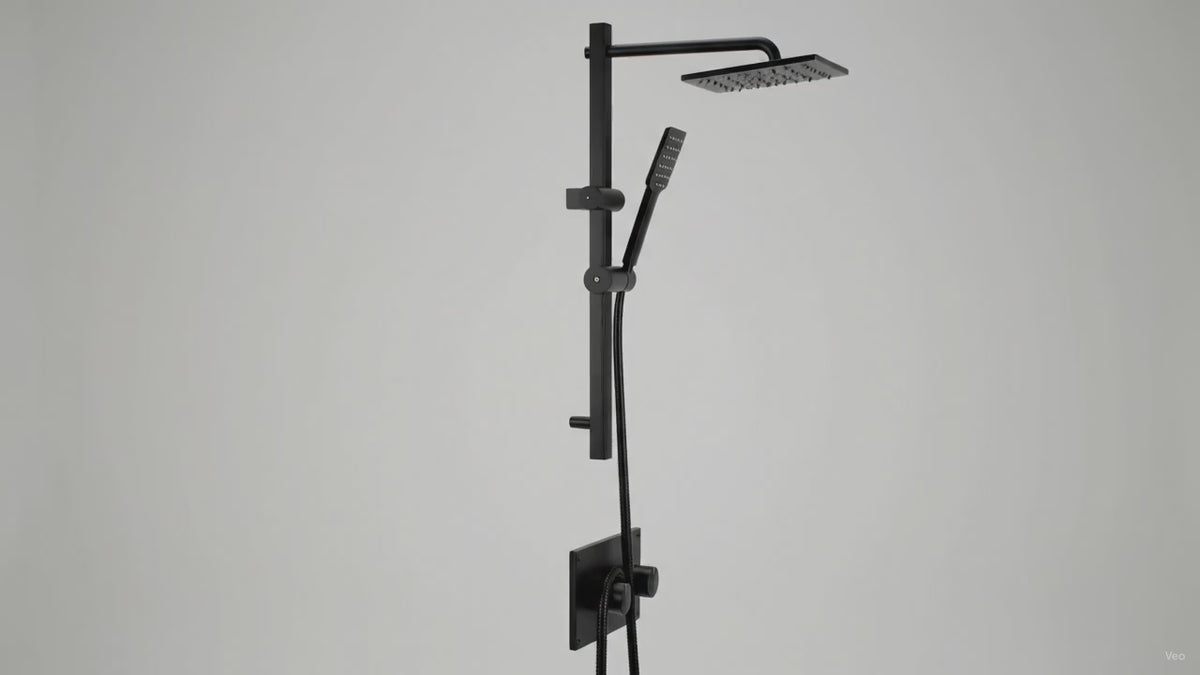Thermostatic Shower System with Handheld & Slide Bar – product video